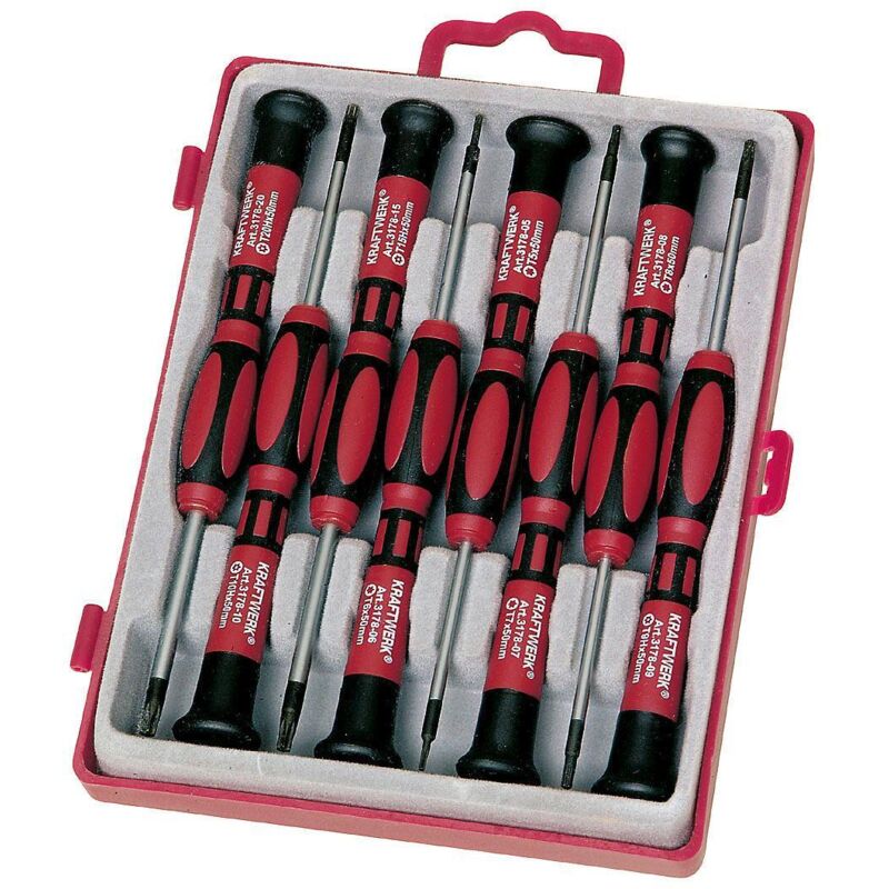 Serie di giraviti di precisione, tx+ tamper, 8 pz.