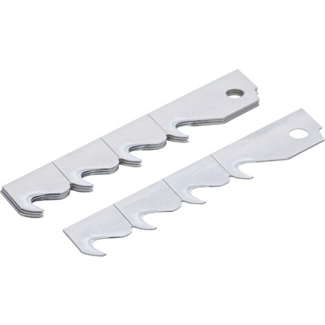 Serie di lame trapezoidali ad uncino segmentate  5 pz.