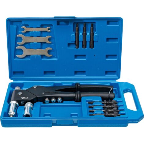 Serie di rivettatrici  per rivetti standard, dadi e gambi per rivetti