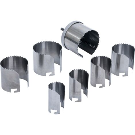 Serie di seghe a tazza  Ø 26 - 63 mm  profondità 43 mm  7 pz.