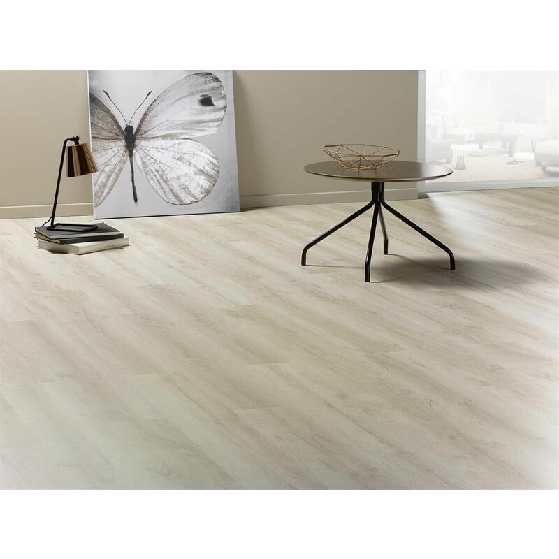 Sol Stratifié imitation bois - Série domofloor - 19,2 x 129 domofloor 223W jasper avec 4 chanfreins - Vendu par boîte complète