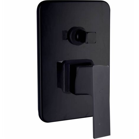 Serie Elegant Miscelatore Incasso Doccia Con Deviatore Nero