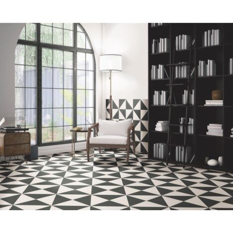 Série Fired Middle Black 20x20 (carton de 1,00 m2)