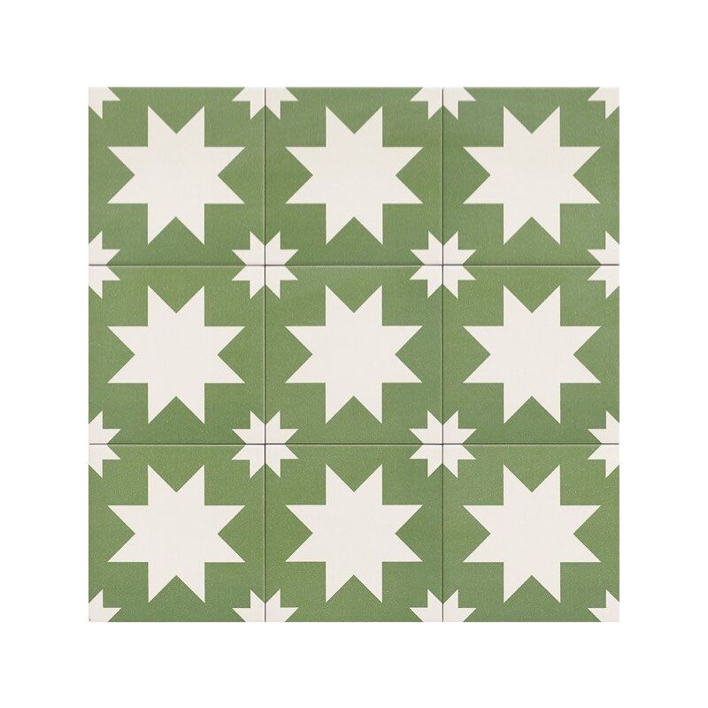 

Fired Star Green 20x20 (caja de 1,00 m2)