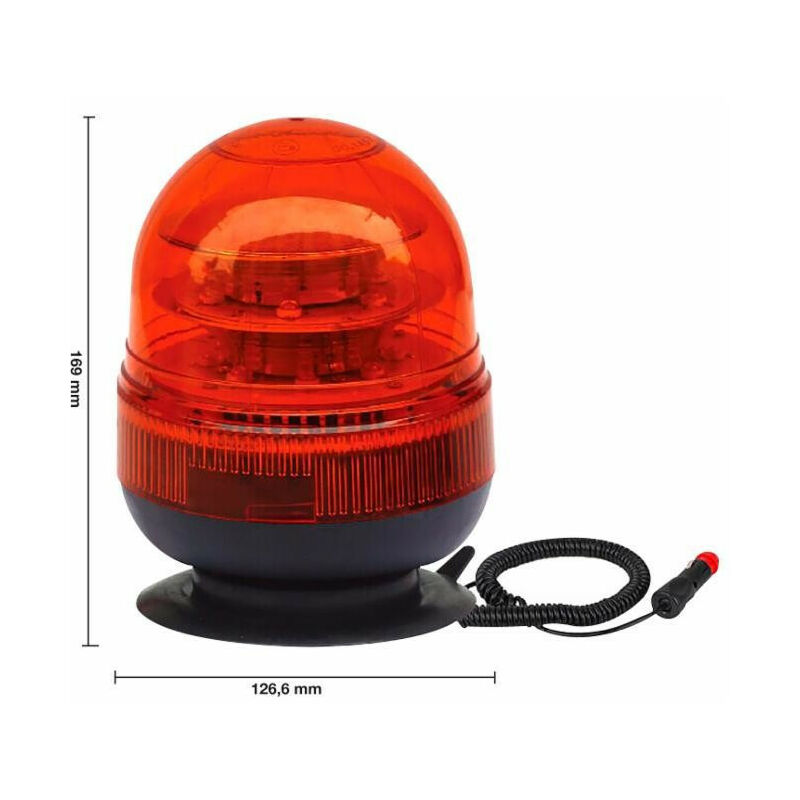 

Serie GEA 12-24v Luz LED intermitente con base magnética