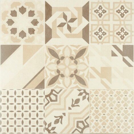 Série Hidra Neutral beige RECTIFIÉ 60x60 (carton de 1,44 m2)