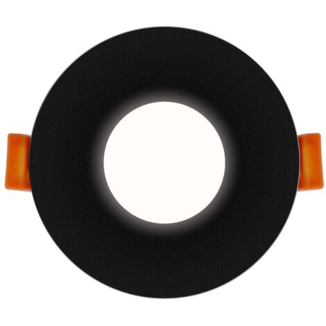 Série Infinity à anneau fixe rond noir pour Gu10/MR16 - Ledme - LM4339