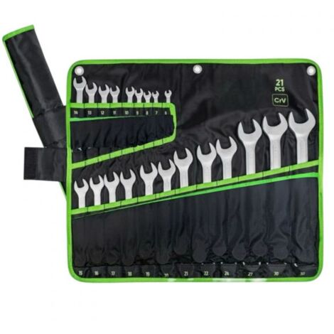 Serie Kit Set 21 Chiavi Combinate A Stella E Fisse Inglesi Da 6 a 32mm  19101121