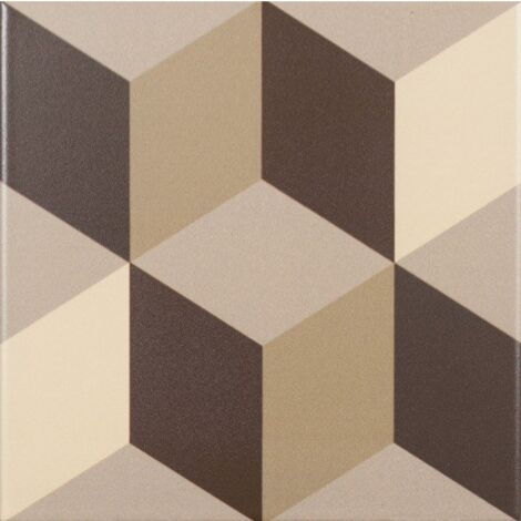 Série Lahore coffee 15x15 (carton de 0,50 m2)