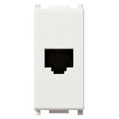 Serie Living International Compatibile Apparecchi Di Comando Moduli Prese Interr   Prise Téléphonique Rj11