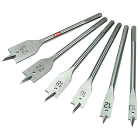 Serie mecchie per legno 6 pz valex per trapano 10/12/16/18/22/25 mm 1462951