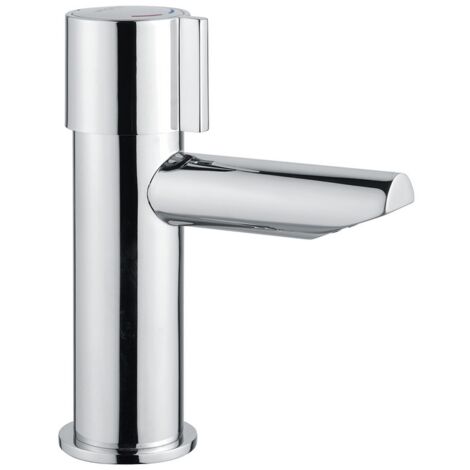 Série MINIMAL mitigeur de lavabo temporisé avec commande par bouton-poussoir - Idral