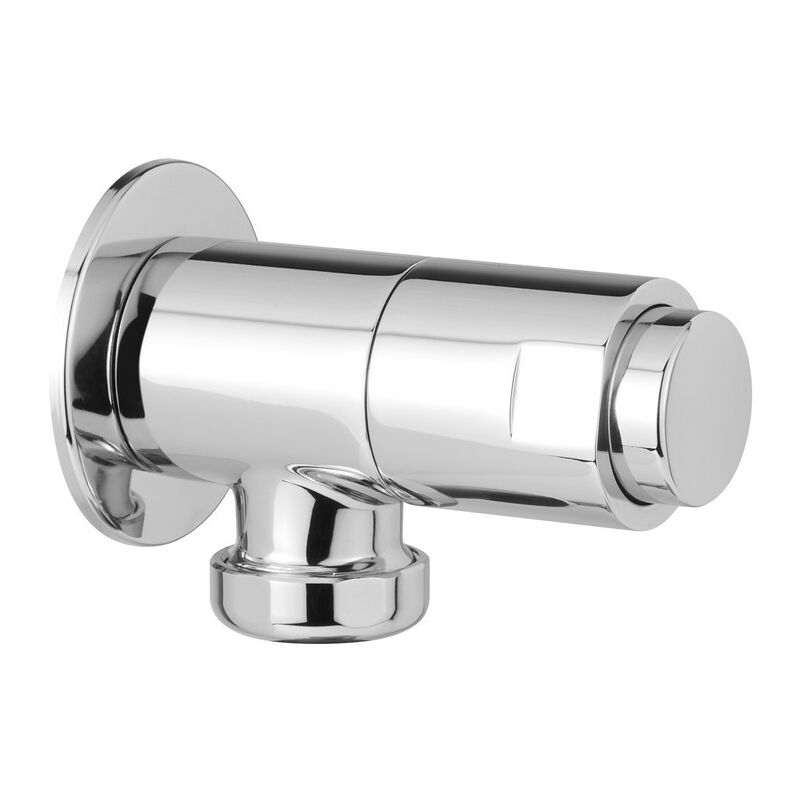 Idral - Série modern compteur wc mural temporisé 3/4' avec commande par bouton-poussoir