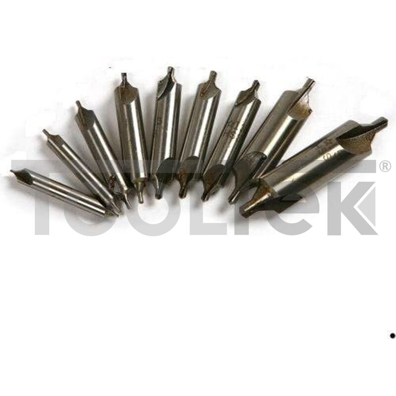 Tooltek - serie punte frese per centrare 60°