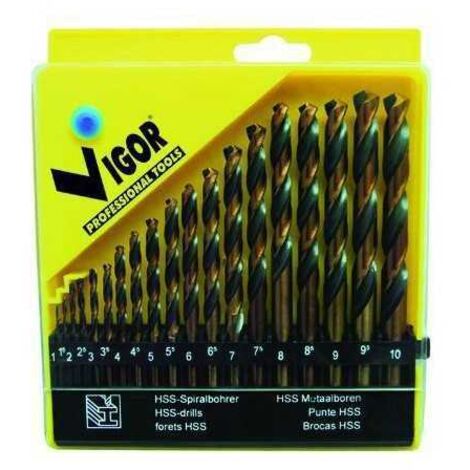 Serie Punte HSS Vigor Bi-Action pz. 19 mm. 1-10

Serie Puntas HSS Vigor Bi-Action pz. 19 mm. 1-10