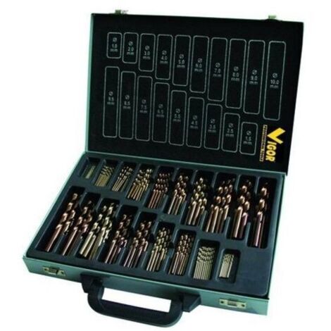 Serie Punte Hss Vigor Cobalt 6% Pz. 116 mm. 1-10