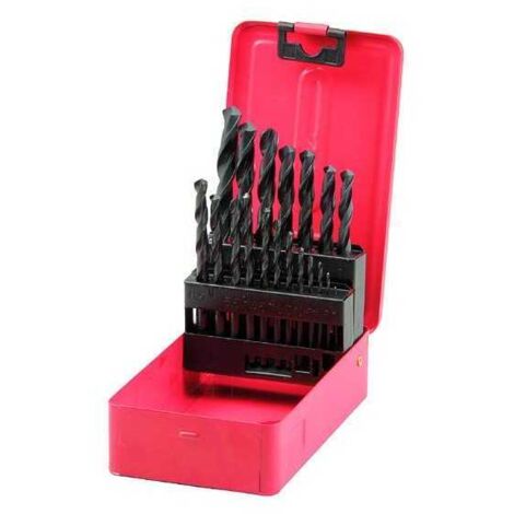 Serie Punte Hss Vigor Scatola in Metallo Pz.19 Mm. 1-10