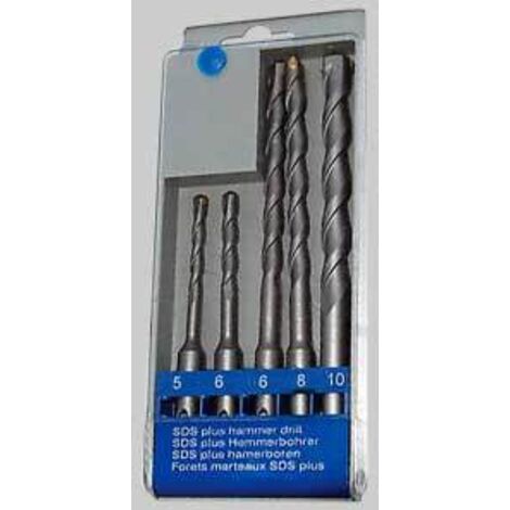 Serie punte sds-plus 5 pezzi - 5&divide10 mm