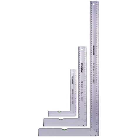 Serie Righelli Ad Angolo Retto 20-60cm Hyundai 59300