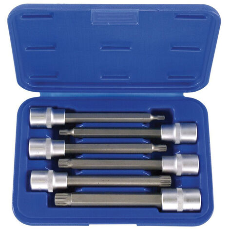 SERIE SET 6pz CHIAVI A BUSSOLA 1/2" INSERTO SPLINE MILLERIGHE M5 - M14 CONDOR
