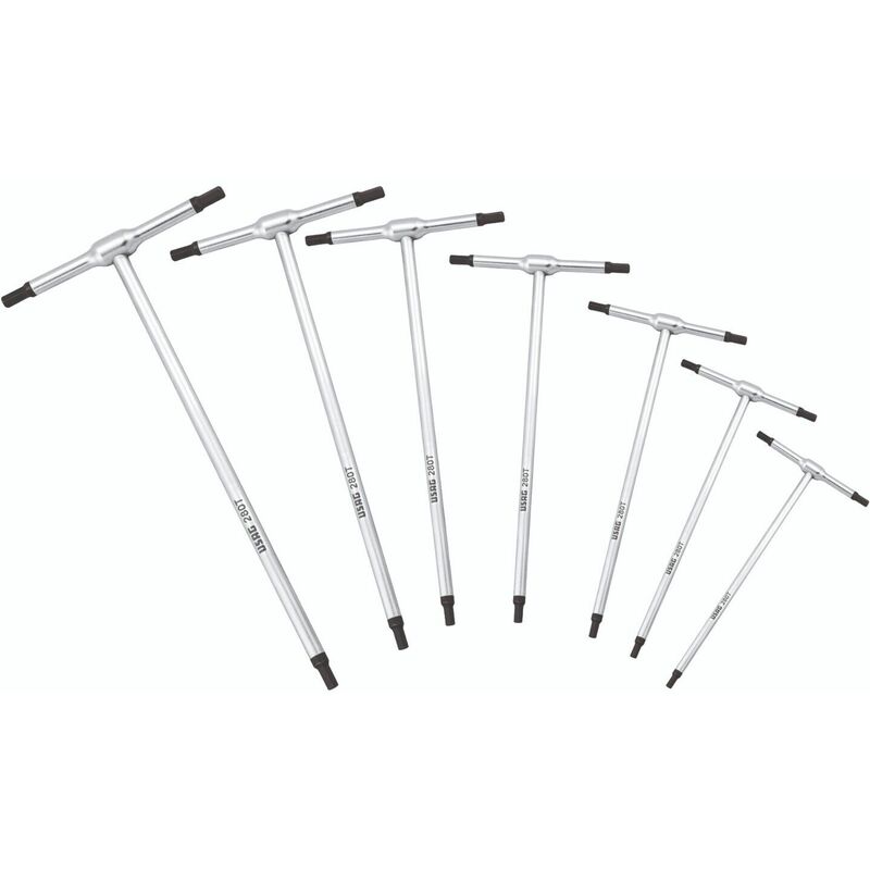 Image of Serie set kit chiavi a t esagonali Usag 280 T/SE7 chiave esagonale professionali