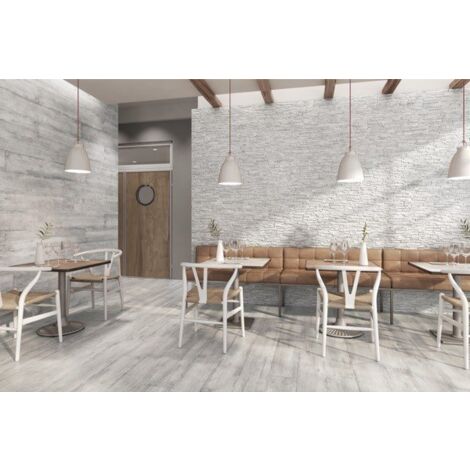 Série Tyler XL blanco RECTIFIÉ 40x120 (carton de 1,44 m2)