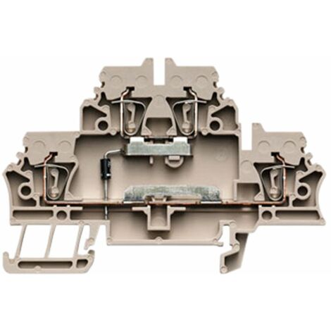 Serie Z, Morsetto componibile a due piani, Sezione di dimensionamento: 2.5 mm²