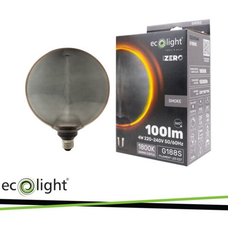 SERIE ZERO 4W 100LM E27 G188   FUME