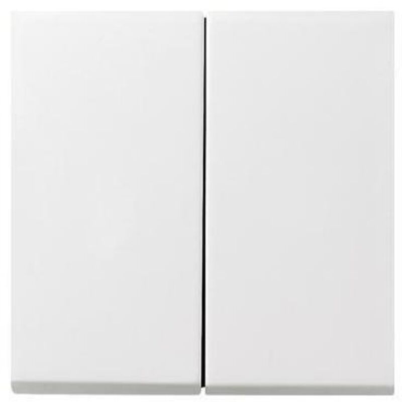 Wippe 2t Schalter Fläche rws glz 295112 - weiß - Gira