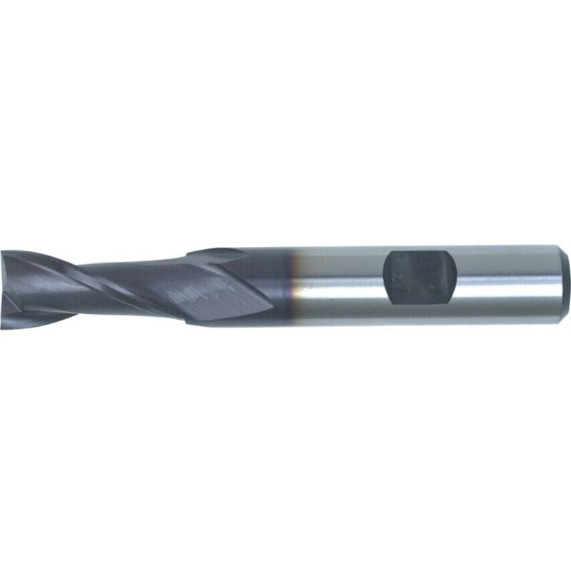 Swisstech - 10.00MM HSS-Co 8% Weldon Shank Slot Drills - TiAlN Coated