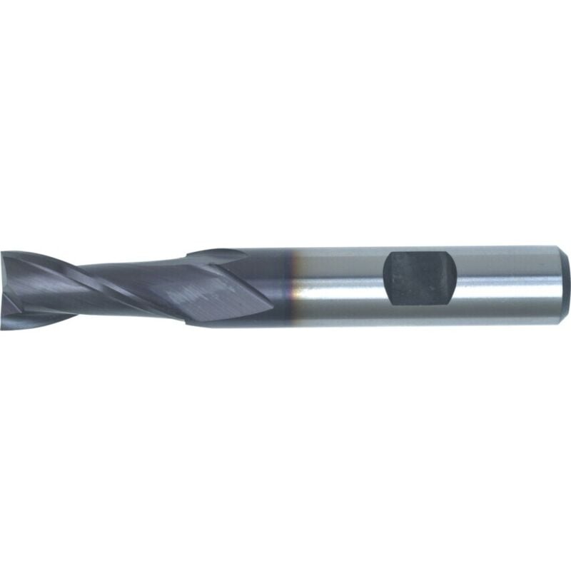 16.00MM HSS-Co 8% Weldon Shank Slot Drills - TiAlN Coated - Swisstech