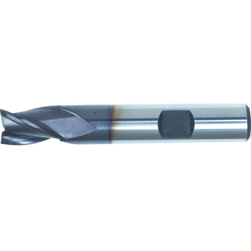 Swisstech - 3.00MM HSS-Co 8% 3 Flute Weldon Shank Short Series Slot Drills - TiAlN