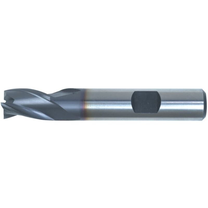Swisstech - 2.00MM HSS-Co 8% 3 Flute Weldon Shank Short Series Slot Drills - TiCN