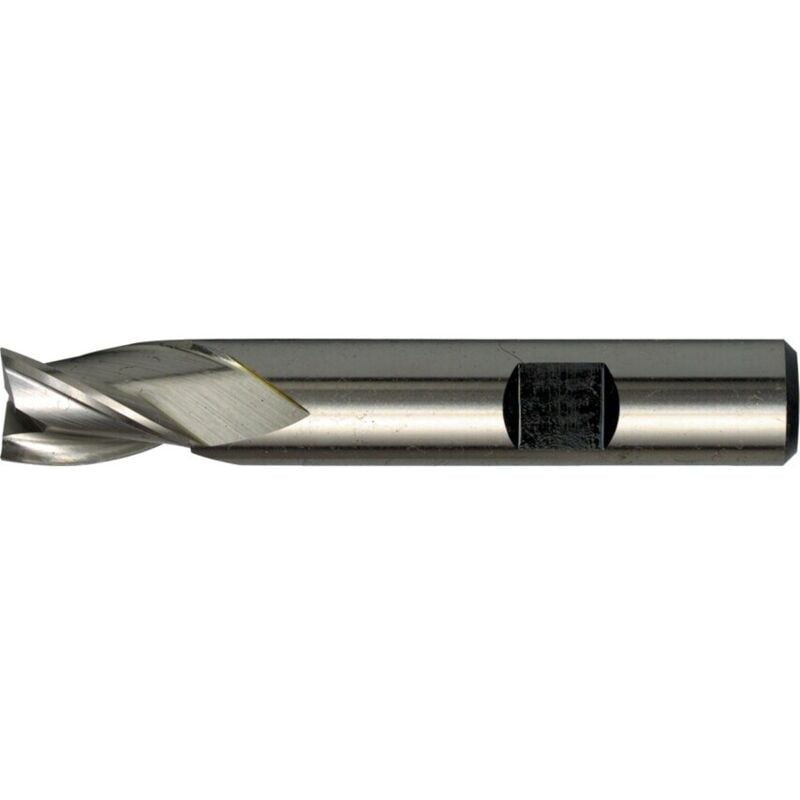 SwissTech 6.00MM HSS-Co 8% 3 Flute Weldon Shank Short Series Slot Drills - Uncoa