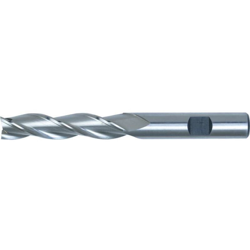 16.00MM HSS-Co 8% 3 Flute Weldon Shank Long Series Slot Drills - Uncoa - Swisstech