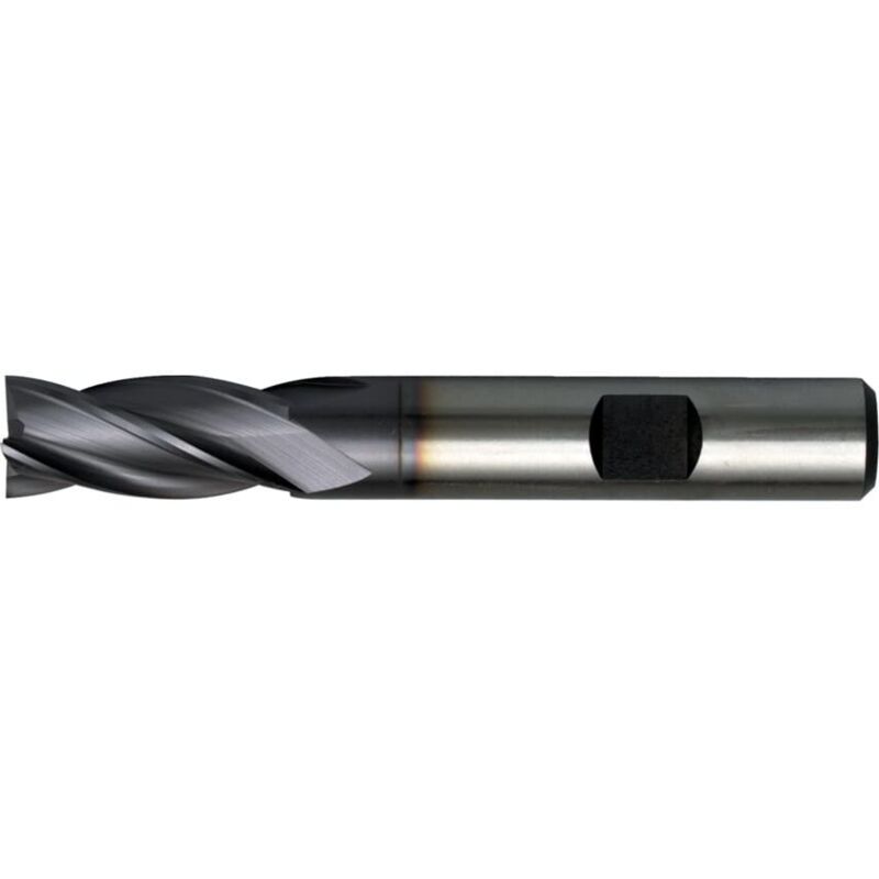 Swisstech - 3.00MM HSS-Co 8% Weldon Shank Multi Flute End Mills - TiCN Coated