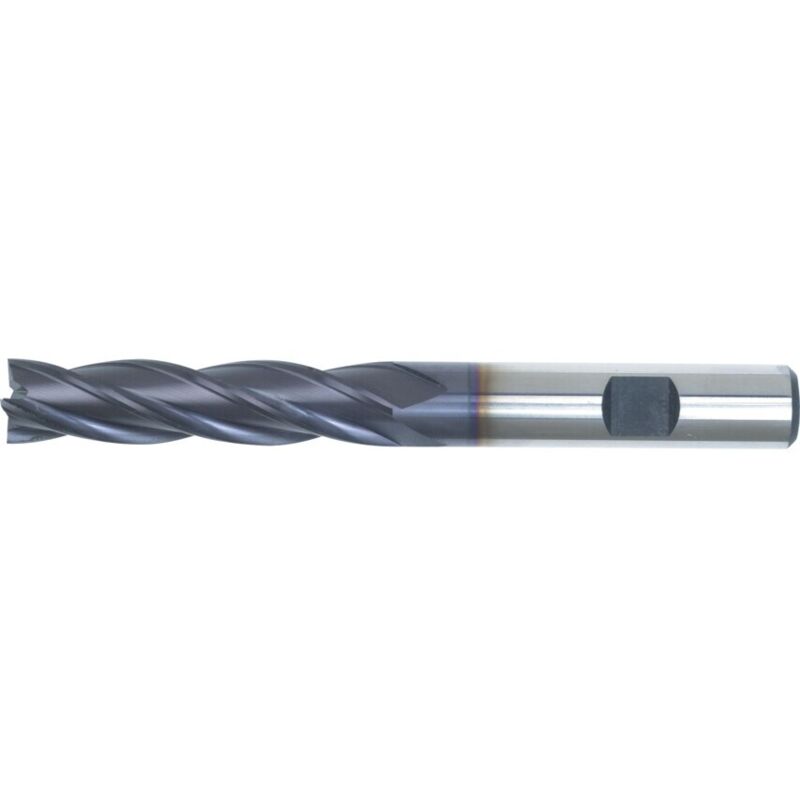 SwissTech 4.00MM Series 10 HSS-Co 8% 4 Flute Weldon Shank Long Series End Mills