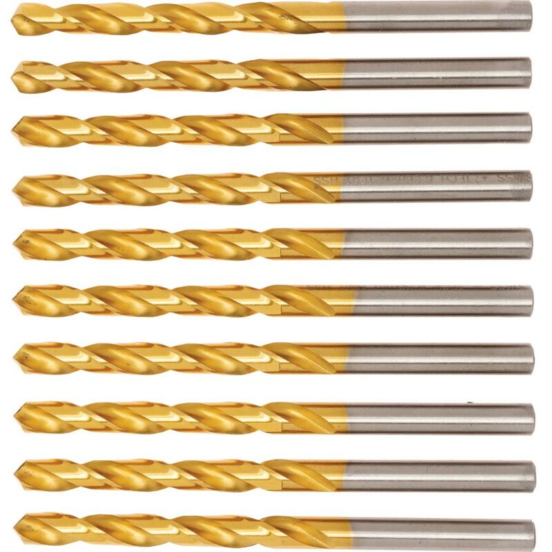 9.50MM TiN Coated Jobber Drill - Swisstech