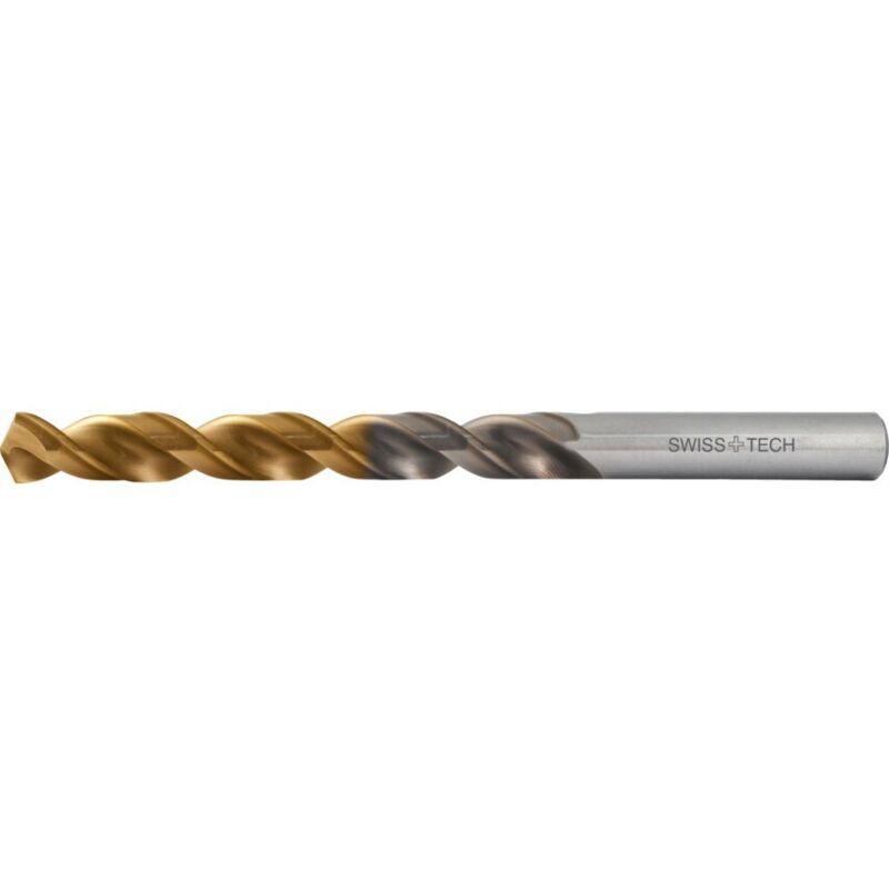 Swisstech - 3.50MM HSS-Cobalt High Helix Drill TiN Tipped