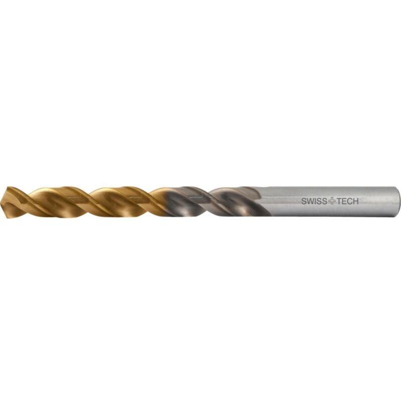 Swisstech - 4.00MM HSS-Cobalt High Helix Drill TiN Tipped