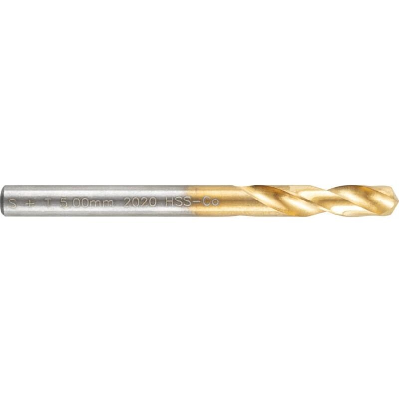 6.20MM H/Duty Cobalt Stub + TiN Drill - Swisstech