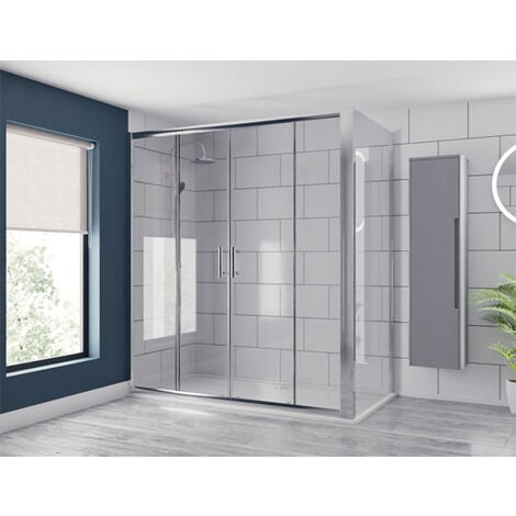 Series 6 1700mm x 760mm Double Sliding Door Shower Enclosure