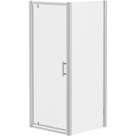 Series 6 Chrome 700mm x 700mm Pivot Door Shower Enclosure
