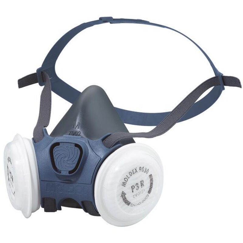 Moldex - Series 7000 Half Mask (Medium) 2 x P3 r Filters - MOL703201