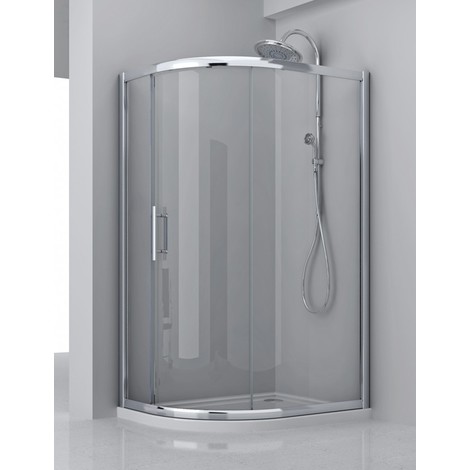 Series 8 Plus One Door Offset Quadrant Shower Enclosure 1200 X 900
