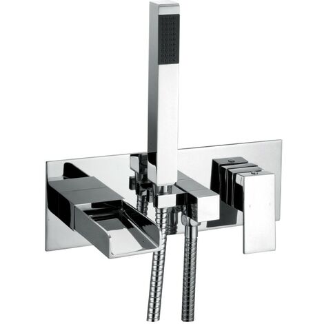 main image of "Series Z Chrome Wall Mounted Bath Shower Mixer & Shower Kit"