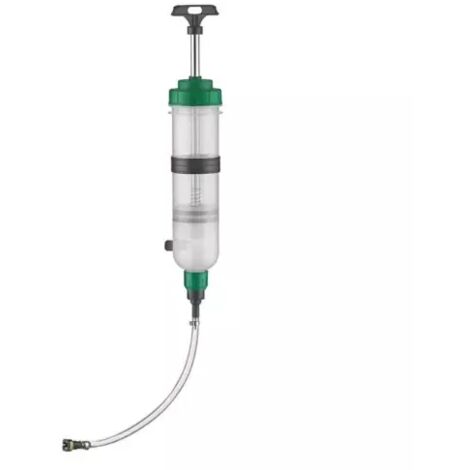 Seringue à gasoil transparente 1500ml avec joint viton