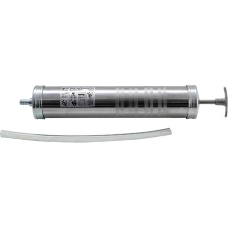 Seringue à huile BGS Technic 500ml argent acier galvanisé