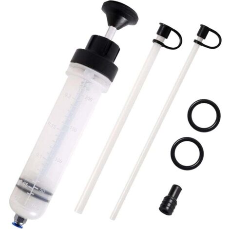 Seringue d'aspiration d'huile de 200 ml, extracteur d'huile, extracteur de liquide et pompe de remplissage, liquide de refroidissement