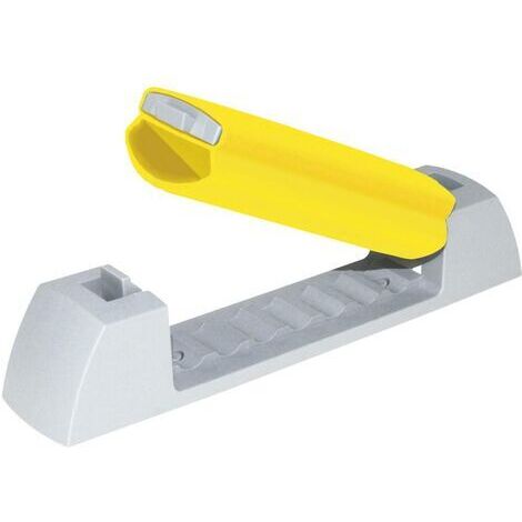 Serpa 5.07164.1003 Clip de câble autocollant 5.07164.1003 Plage de Ø du faisceau 10 mm (max) refermable gris clair, jaune 1 pc(s) S13451